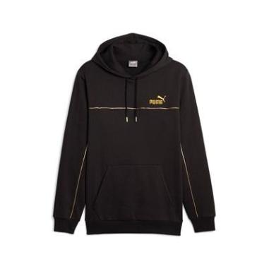 PUMA FELPA MINIMAL MISURA XL BLACK-GOLD (UOMO)