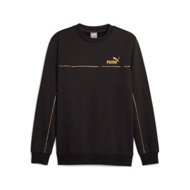 PUMA FELPA MINIMAL MISURA S BLACK-GOLD (UOMO)