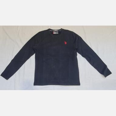 U.S.POLO ASSN FELPA JOEL MISURA XL BLACK  (UOMO)