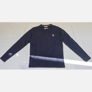 U.S.POLO ASSN FELPA JOEL MISURA M NAVY  (UOMO)