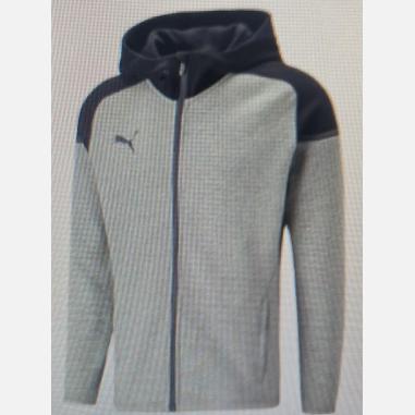 PUMA TUTA PLAERMO TEAMCUP MISURA S GRAY-BLACK (UOMO)