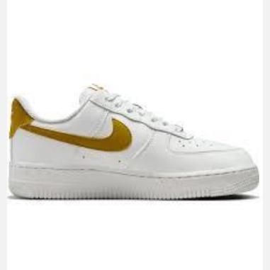 NIKE AIR FORCE 1 MISURA 36.5  WHITE-GOLD (DONNA)
