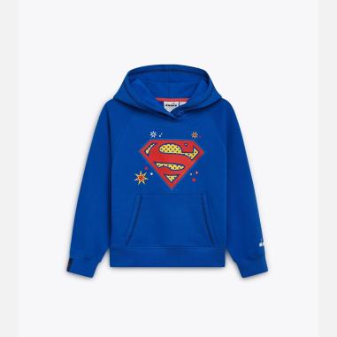 DIADORA FELPA SUPERMAN MISURA S BLUE  (BAMBINI)