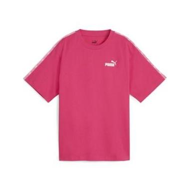 PUMA T-SHIRT TAPE MISURA S GARNET ROSE (DONNA)