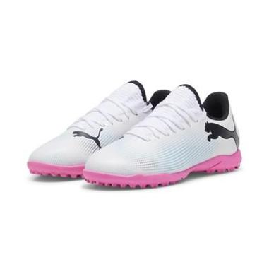 PUMA FUTURE 7 MISURA 28 WHITE-BLACK-PINK (BAMBINI)