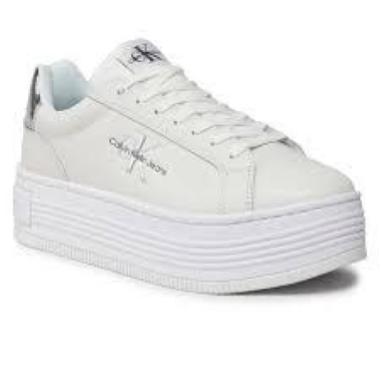 CALVIN KLEIN BOLD PLAFORM MISURA 39 WHITE-SILVER (DONNA)