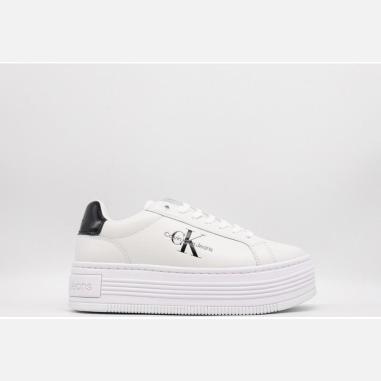 CALVIN KLEIN PLATFORM MISURA 41 WHITE-BLACK (DONNA)