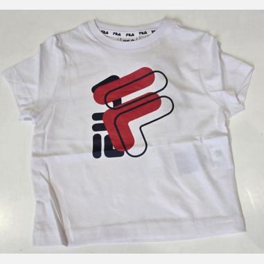 FILA T-SHIRT SERER MISURA 1-2 ANNI WHITE  (BAMBINI)
