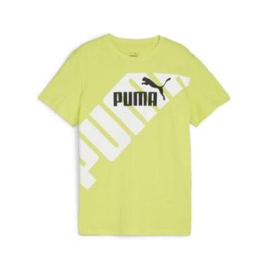 PUMA T-SHIRT POWER MISURA 7-8 ANNI LIME (BAMBINI)