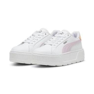 PUMA KARMEN L JR MISURA 37  WHITE-GRAPE MIST-SILVER (DONNA)