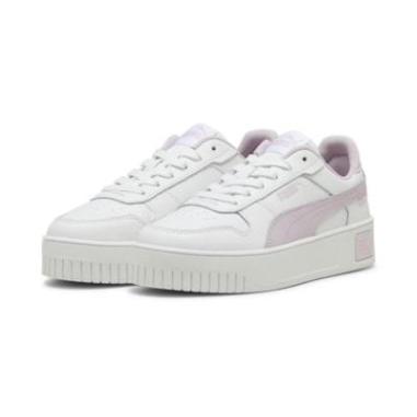 PUMA CARINA STREET JR MISURA 39 WHITE-GRAPE MIST (DONNA)