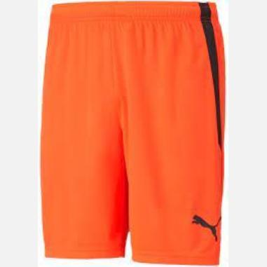 PUMA LIGA SHORTS MISURA M ORANGE-BLACK (UOMO)