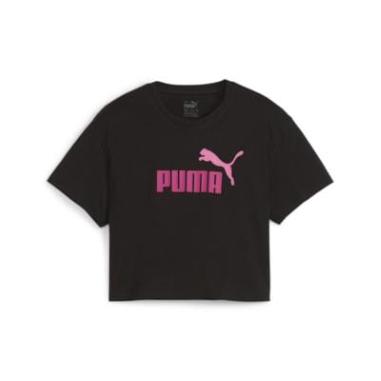 PUMA T-SHIIRT LOGO MISURA 15-16 ANNI BLACK (BAMBINI)