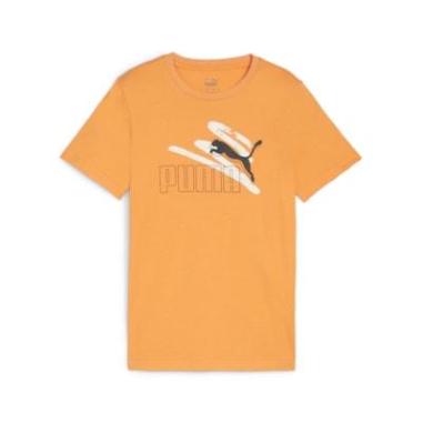 PUMA T-SHIRT LOGO MISURA 13-14 ANNI CLEMENTINE (BAMBINI)