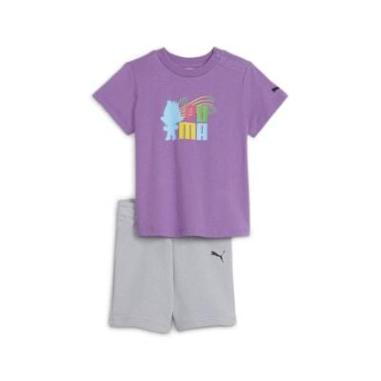 PUMA MINI CATS TROLLS   MISURA 0-3 MESI GREY FOG  (BAMBINI)