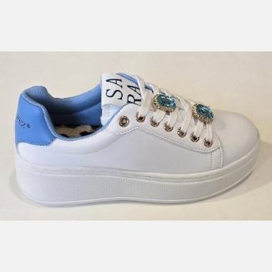 SARA LOPEZ SL41SN 004 MISURA 35 WHITE-JEANS (DONNA)