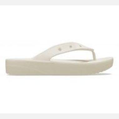 CROCS CLASSIC PLATFORM FLIP W MISURA 37-38 BEIGE (ACCESSORI)