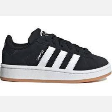 ADIDAS CAMPUS 00S EL C MISURA 28 BLACK-WHITE (BAMBINI)