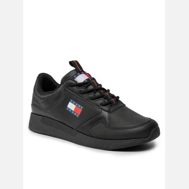 TOMMY HILFIGER FLEXI RUNNER MISURA 42 BLACK (UOMO)