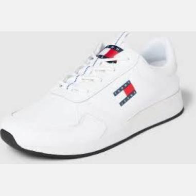 TOMMY HILFIGER FLEXI RUNNER MISURA 44 WHITE (UOMO)