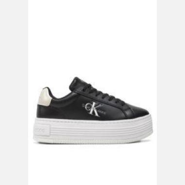 CALVIN KLEIN MISURA 39 BOLD PLATFORM BLACK-WHITE  (DONNA)