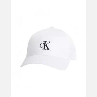 CALVIN KLEIN CAP MONOGRAM WHITE (ACCESSORI)