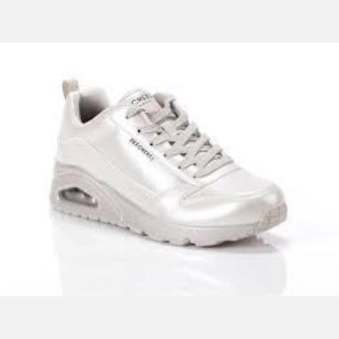SKECHERS UNO MISURA 36 OFF WHITE (DONNA)