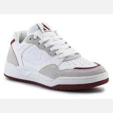 SKECHERS VOLLEY MISURA 44 WHITE-BORDUAX (UOMO)