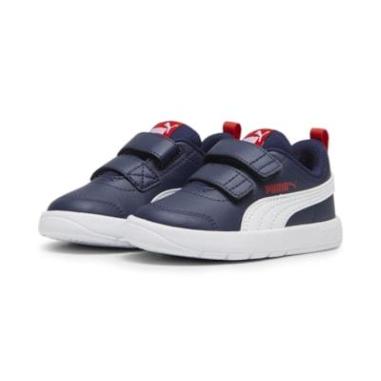 PUMA COURTFLEX V3 INF MISURA 22 NAVY-WHITE-RED (BAMBINI)