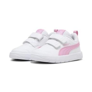 PUMA COURTFLEX V3 INF MISURA 25 WHITE-PINK (BAMBINI)