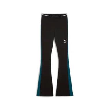PUMA PANTS FLARED LEGGINS MISURA L BLACK (DONNA)