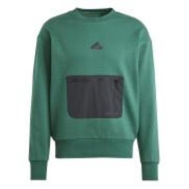 ADIDAS FELPA CITY ESCAPE MISURA XL GREEN (UOMO)