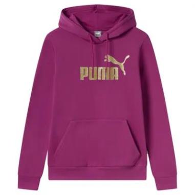 PUMA FELPA LOGO MISURA L MAGENTA GLEAM  (DONNA)
