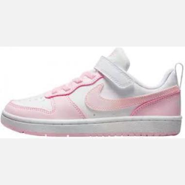 NIKE COURT BOROUGH LOW MISURA 28 PINK-WHITE  (BAMBINI)