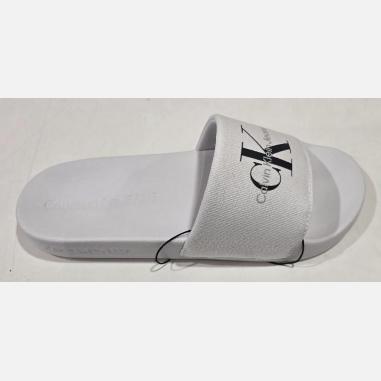 CALVIN KLEIN CIABATTE MISURA 42 WHITE  (ACCESSORI)
