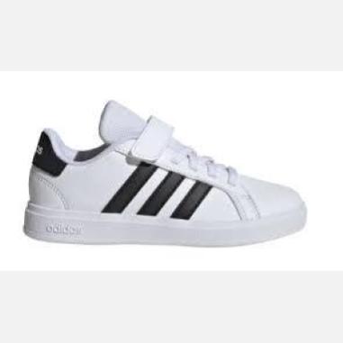 ADIDAS GRAND COURT  MISURA 35 WHITE-BLACK (BAMBINI)