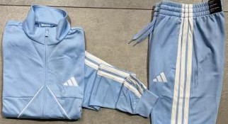 ADIDAS TUTA 3 STRIPE MISURA XL SKY BLUE (UOMO)