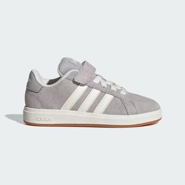 ADIDAS COURT MISURA 28 1\2 GREY-WHITE (BAMBINI)