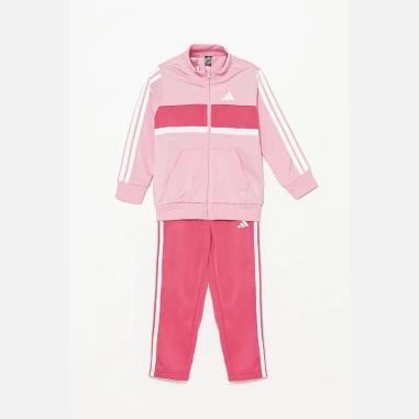 ADIDAS TUTA 3 STRIPE MISURA 0-3 MESI PINK-WHITE  (BAMBINI)