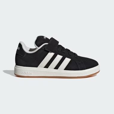 ADIDAS COURT MISURA 28 1\2 BLACK-WHITE (BAMBINI)
