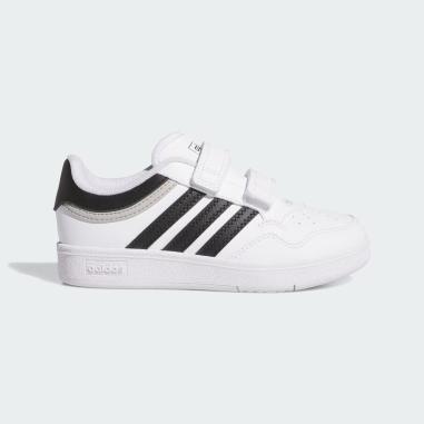 ADIDAS HOOPS MISURA 30 1\2 WHITE-BLACK  (BAMBINI)