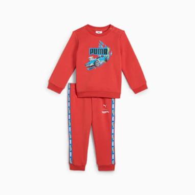 PUMA MINICATS HOT WELLS MISURA 0-3 MESI RED-FIRE (BAMBINI)