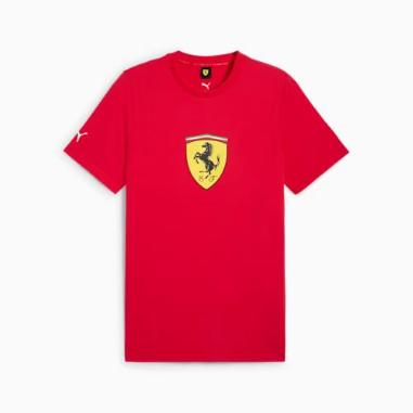 PUMA FERRAI T-SHIRT BIG LOGO  MISURA M RED (UOMO)
