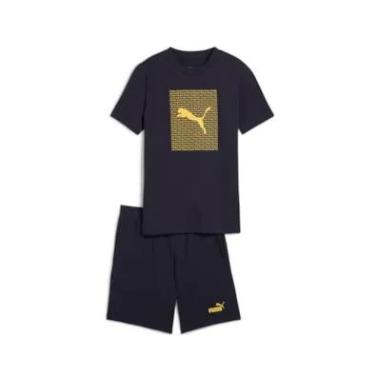 PUMA LOGO SET MISURA 15-16 ANNI NAVY (BAMBINI)
