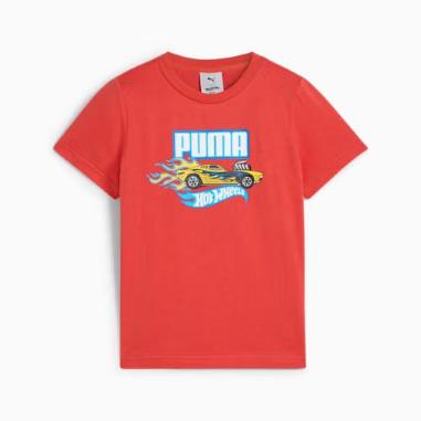PUMA T-SHIRT HOT WHEELS MISURA 4-5 ANNI RED (BAMBINI)