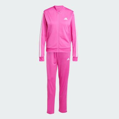 ADIDAS TUTA 3 STRIPE MISURA L PINK-WHITE (DONNA)