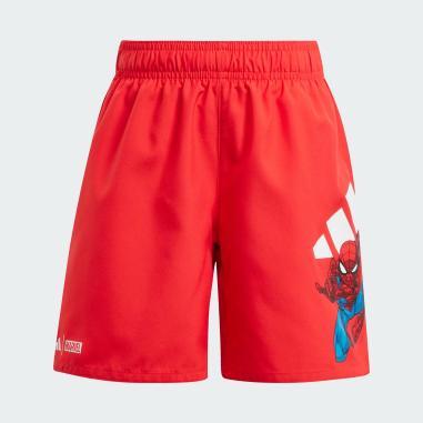 ADIDAS SHORT SIPDER-MAN MISURA 3-4 ANNI SWIMMING RED (BAMBINI)