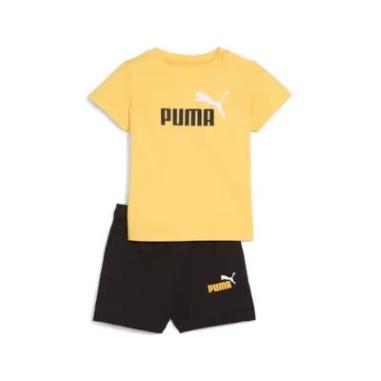 PUMA SET MINICATS MISURA 1-2 ANNI YELLOW-BLACK (BAMBINI)