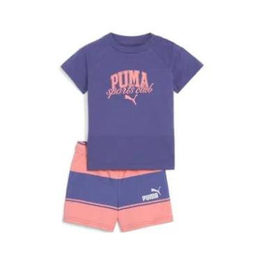 PUMA SET MINICATS MISURA 0-3 MESI BLUE  (BAMBINI)