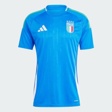 ADIDAS ITALIA HOME  T-SHIRT MISURA L BLUE (UOMO)